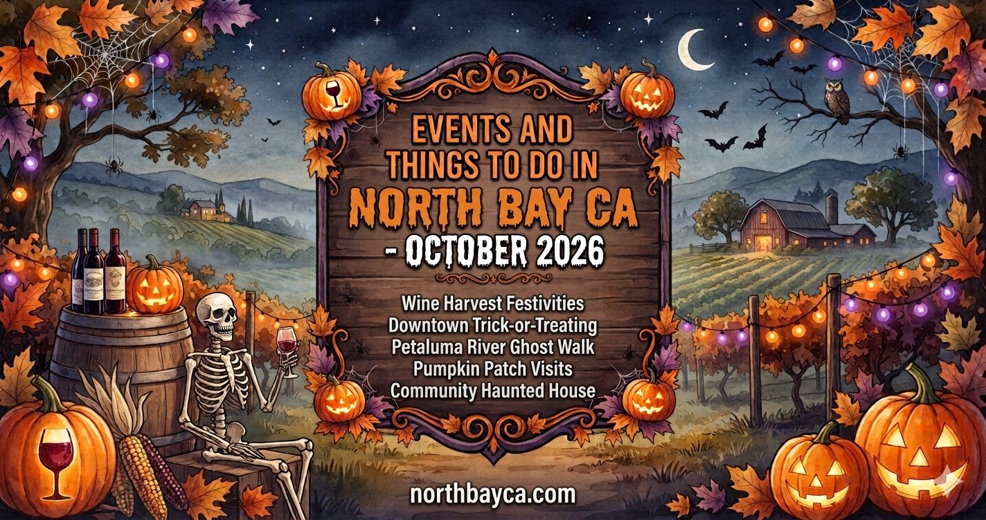 You are currently viewing Events and Things to do in North Bay CA in October 2026